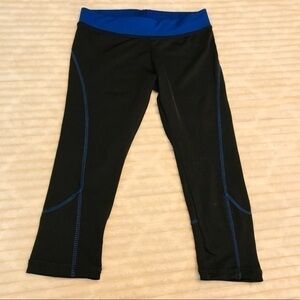 Avila Sports Black Blue Crop Running Tight…